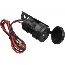 Motorcycle Bike USB Charger with waterproof cap