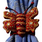 Butterfly Decorative Cotton Curtain Tieback