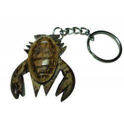 Coconut Shell Crab Key-ring